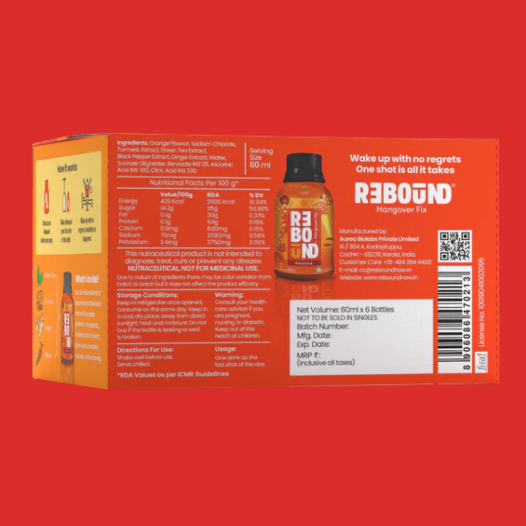 Rebound Orange Pack of 6 - Image 4