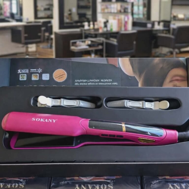 SOKANY Hair Straightener Sleek Control with maximum heat up to 750F Salon quality